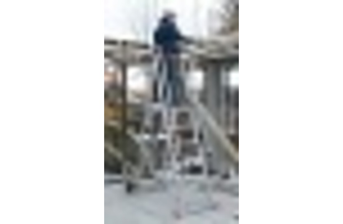 FARAONE SM 200 Magazijnladder - 3,64 m - Verrijdbaar