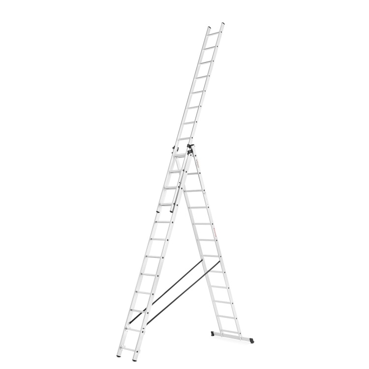 HIGHER Multifunctionele Aluminium Ladder 3x11 / 8,45m / 150kg