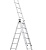 HIGHER Universele Aluminium Ladder 7.38m - 150kg Draagvermogen + Haken