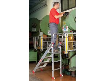Faraone magazijnladder 3 treden CM50.03 - 2,47m