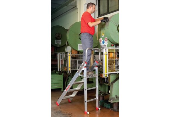 Faraone magazijnladder 3 treden CM50.03 - 2,47m