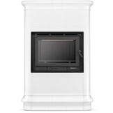 Tegelkachel - houtkachel - 13 kW - keramisch - ROMA - wit