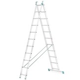 Aluminium Ladder 2x11 PROFI | Werkhoogte 6,50 m | TÜV-gecertificeerd