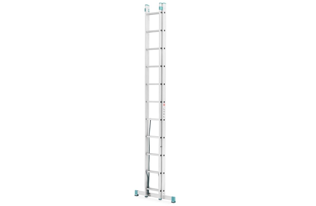 Aluminium Ladder 2x11 PROFI | Werkhoogte 6,50 m | TÜV-gecertificeerd