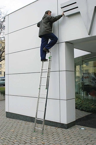 Aluminium Ladder 2x11 PROFI | Werkhoogte 6,50 m | TÜV-gecertificeerd