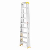 Dubbele schaarladder ALOSS 2x9 sporten - Werkhoogte 3,91 m