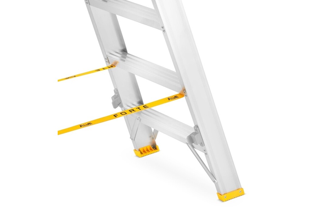 Dubbele schaarladder ALOSS 2x9 sporten - Werkhoogte 3,91 m