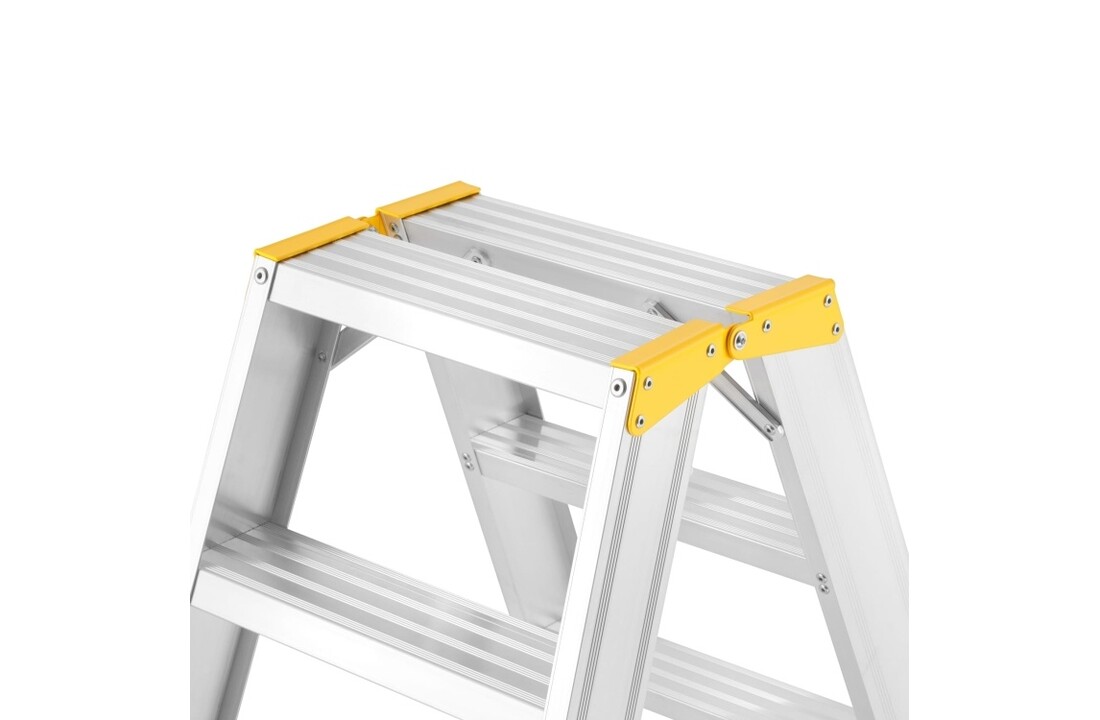 Dubbele schaarladder ALOSS 2x9 sporten - Werkhoogte 3,91 m