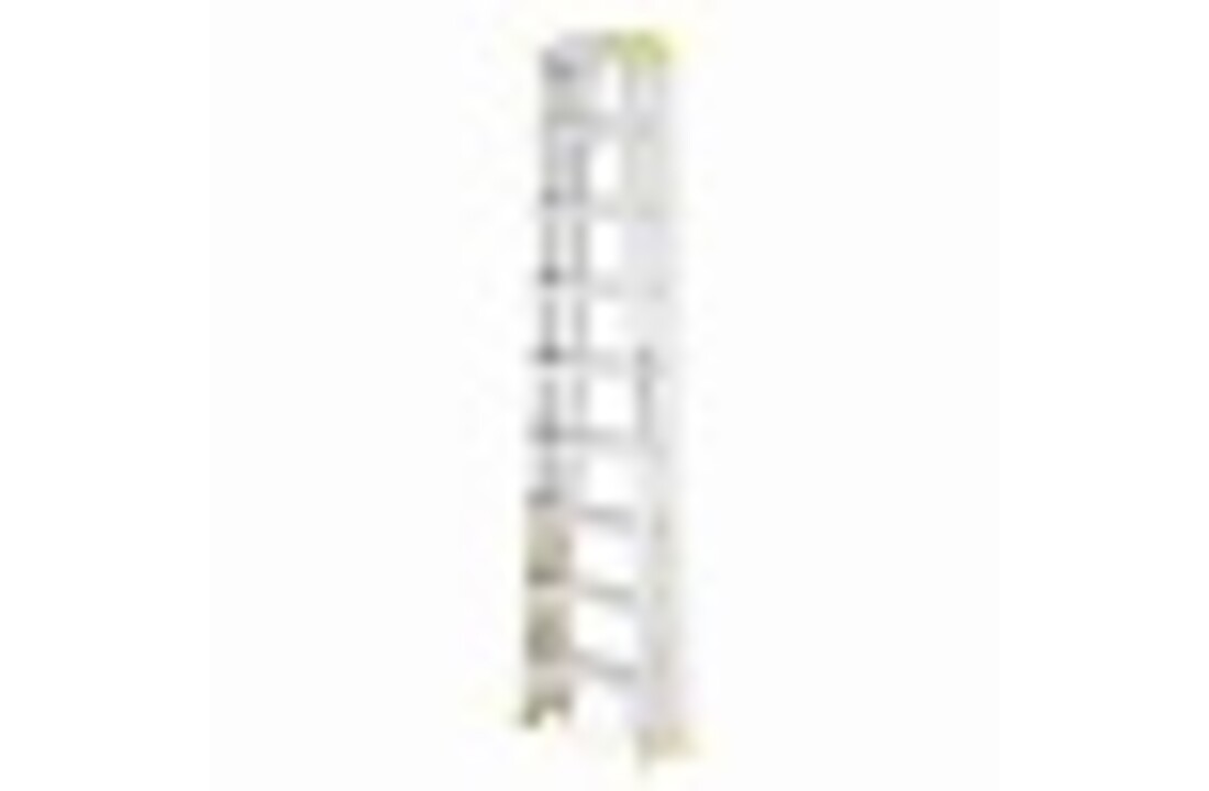 Dubbele schaarladder ALOSS 2x9 sporten - Werkhoogte 3,91 m