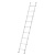 Ladder - 9 treden - aluminium - 3,45 m werkhoogte
