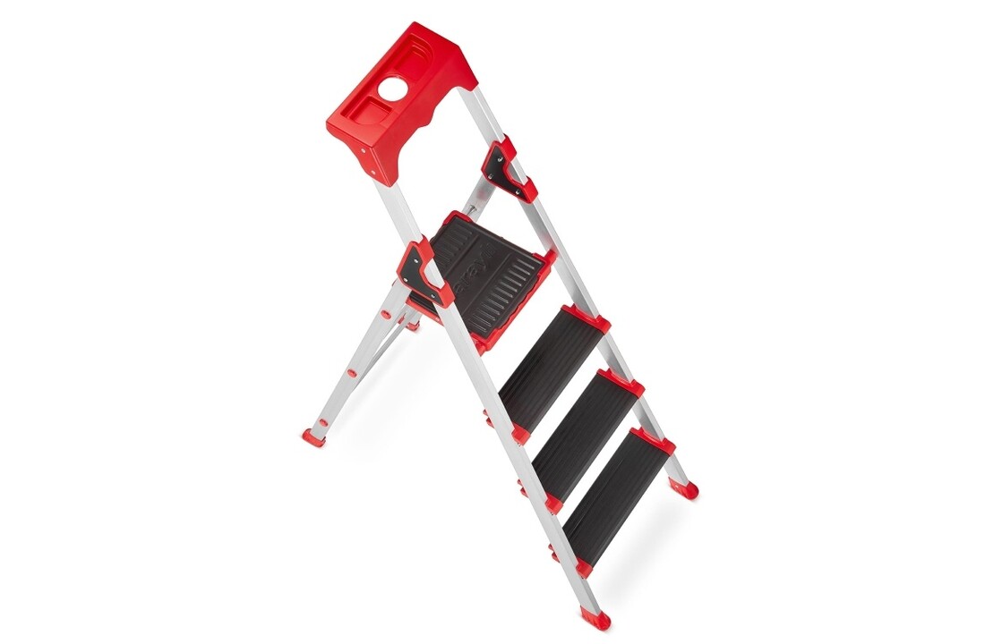 HIGHER ALU 6 Professionele Aluminium Ladder - 5 treden + platform