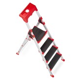 HIGHER ALU 6 Professionele Aluminium Ladder - 5 treden + platform
