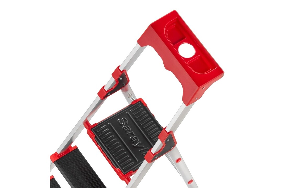 HIGHER ALU 6 Professionele Aluminium Ladder - 5 treden + platform