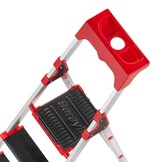 HIGHER ALU 6 Professionele Aluminium Ladder - 5 treden + platform