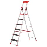 HIGHER ALU 6 Professionele Aluminium Ladder - 5 treden + platform