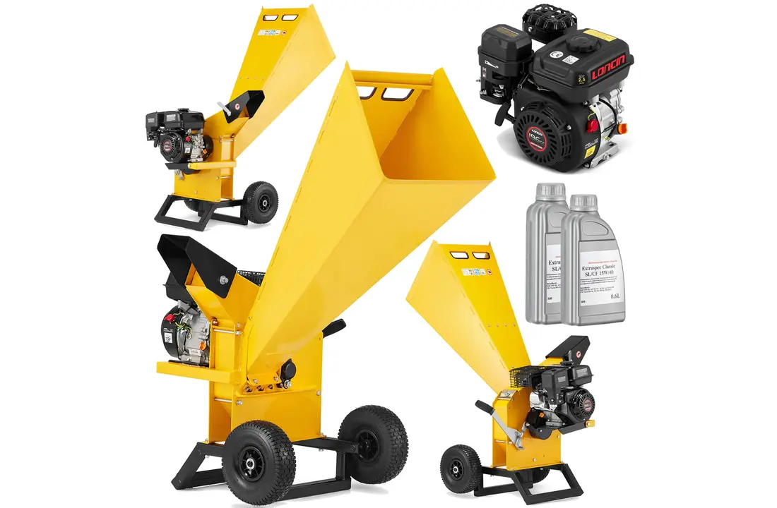 Hakselaar benzine 6,5 pk HIGHER – takkenversnipperaar