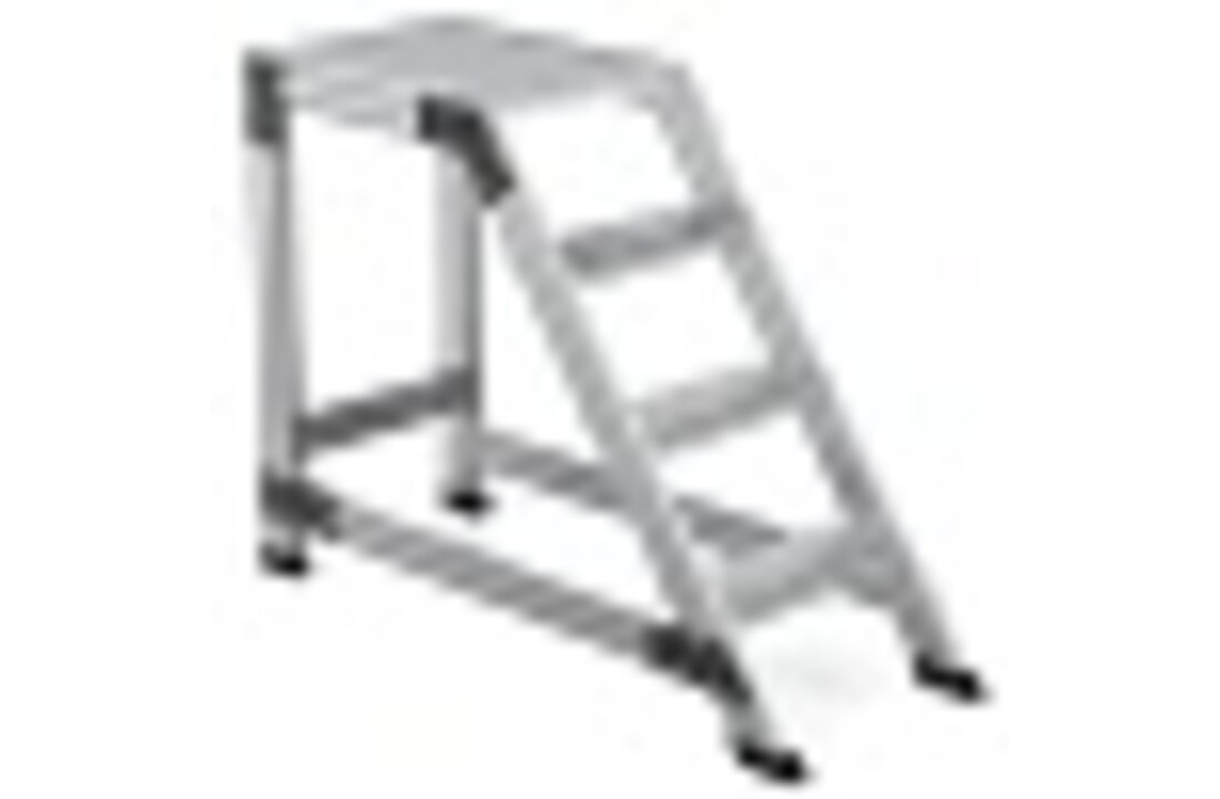 HIGHER Magazijntrap 4 treden Aluminium 83PRO