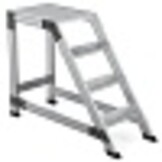 HIGHER Magazijntrap 4 treden Aluminium 83PRO