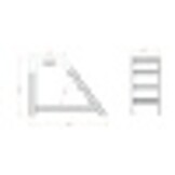 HIGHER Magazijntrap 4 treden Aluminium 83PRO