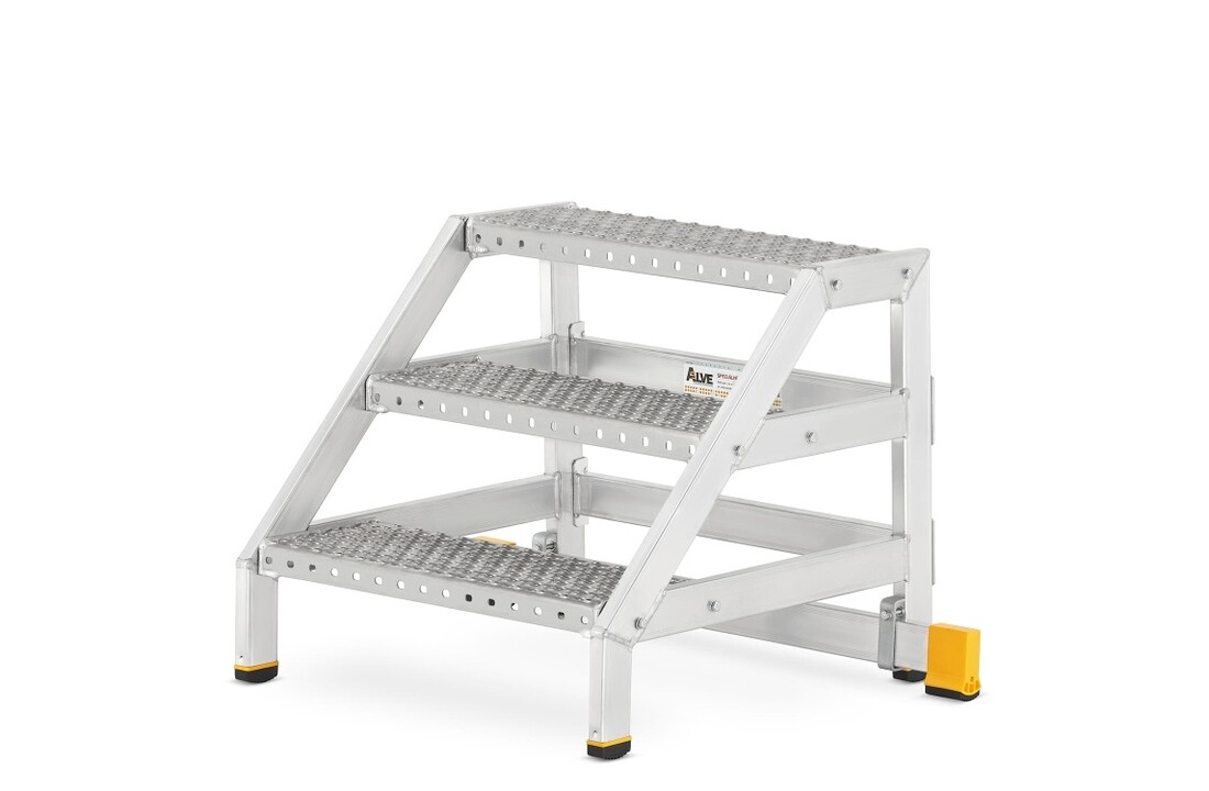 ALOSS Magazijnwerkplatform 3 treden
