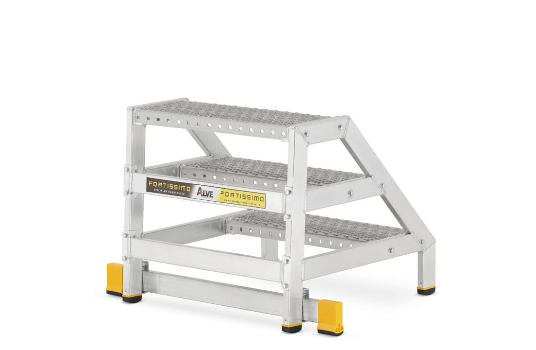 ALOSS Magazijnwerkplatform 3 treden