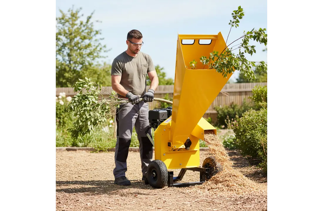 Hakselaar benzine 6,5 pk HIGHER – takkenversnipperaar