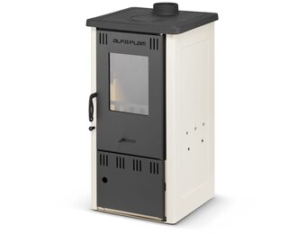 ALFA-PLAM Elita 2 ECO Houtkachel 6,5 kW - Ivory