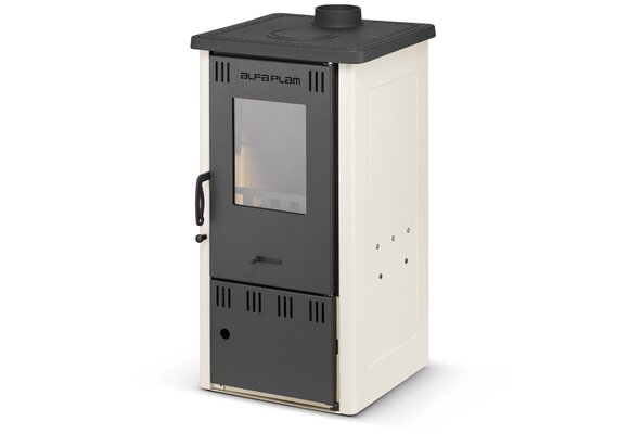 Houtkachel - 6,5 kW - vrijstaand - ivory - Eco Design - A+