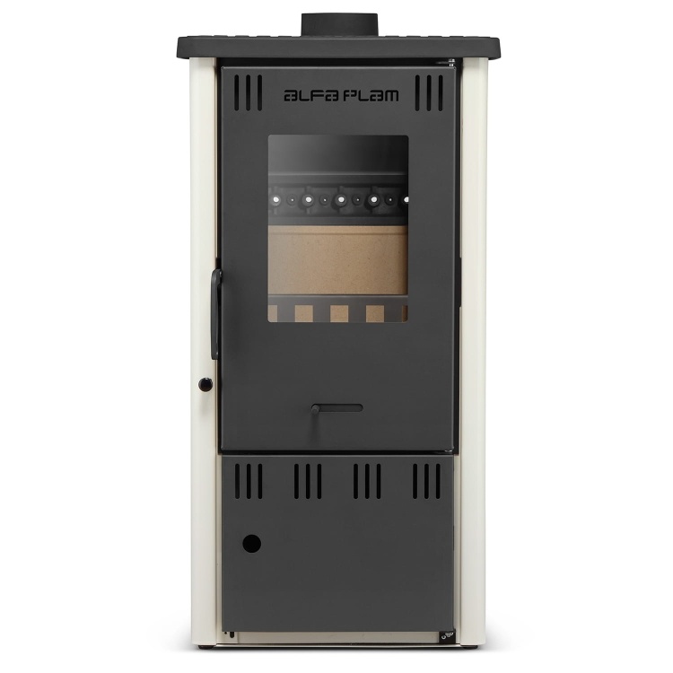 Aanbevolen titel: Houtkachel - 6,5 kW - vrijstaand - ivory - Eco Design - A+