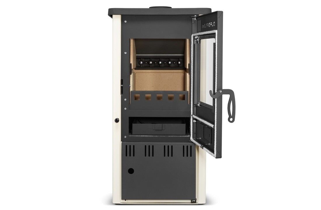 ALFA-PLAM Elita 2 ECO Houtkachel 6,5 kW - Ivory