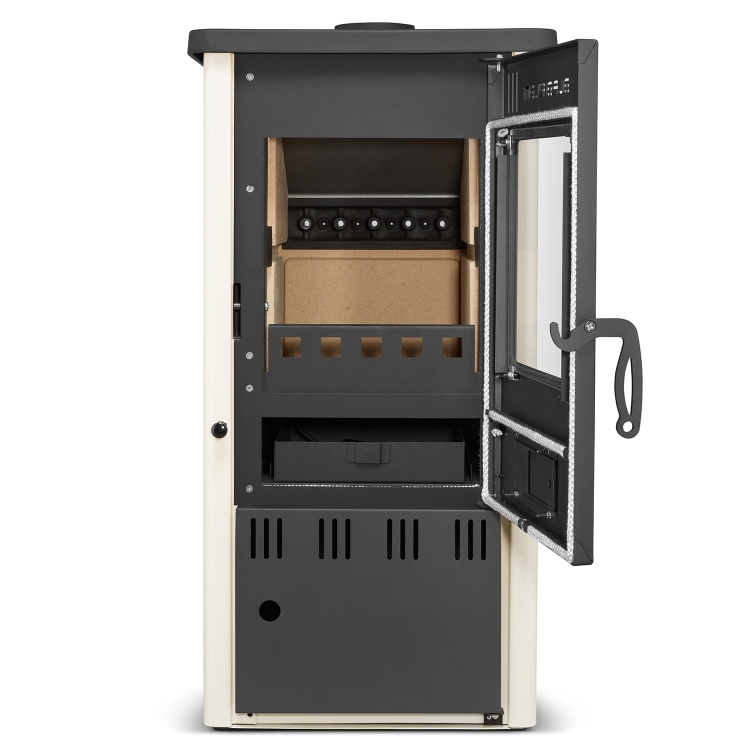 ALFA-PLAM Elita 2 ECO Houtkachel 6,5 kW - Ivory