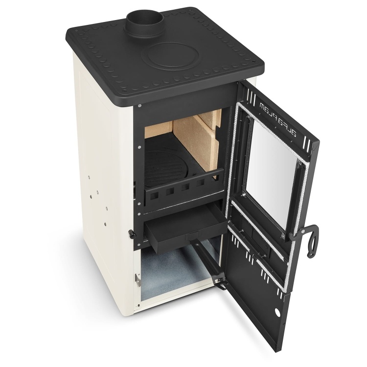 Aanbevolen titel: Houtkachel - 6,5 kW - vrijstaand - ivory - Eco Design - A+