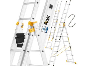 ALVE FORTE PROFI PLUS 3x8 multifunctionele aluminium ladder