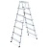 Dubbele Huishoudladder HIGHER 2x7 met Antislip - 125kg