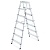 Dubbele Huishoudladder HIGHER 2x7 met Antislip - 125kg
