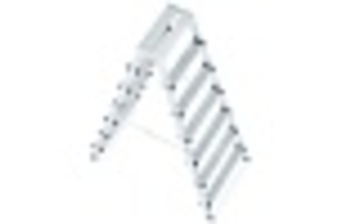 Dubbele Huishoudladder HIGHER 2x7 met Antislip - 125kg