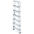 Dubbele Huishoudladder HIGHER 2x7 met Antislip - 125kg