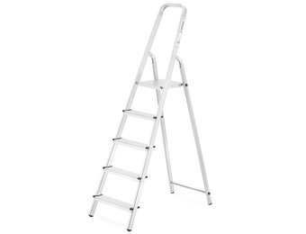 HIGHER aluminium huishoudladder 5-treden - 2,97m