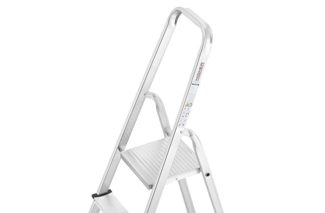HIGHER aluminium huishoudladder 5-treden - 2,97m