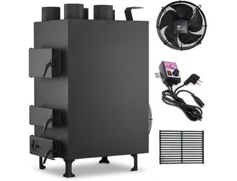 HIGHER PN4 Heteluchtkanon 35 kW met ventilator en thermostaat