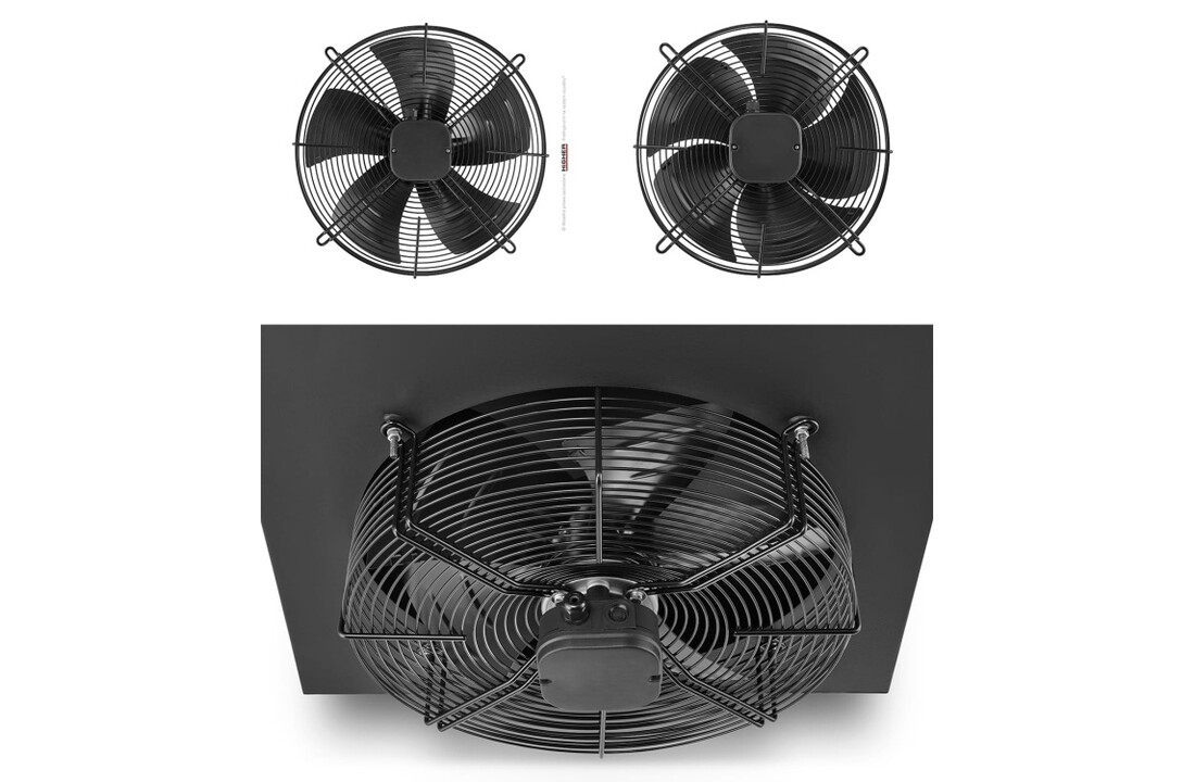 HIGHER PN4 Heteluchtkanon 35 kW met ventilator en thermostaat