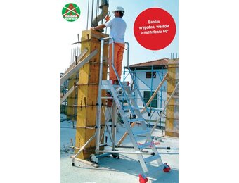 Faraone MF.T 250 magazijnladder 8 treden - 3,76 m