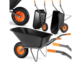 HIGHER Kruiwagen PVC 150L 210kg Gelast - Spuitgegoten