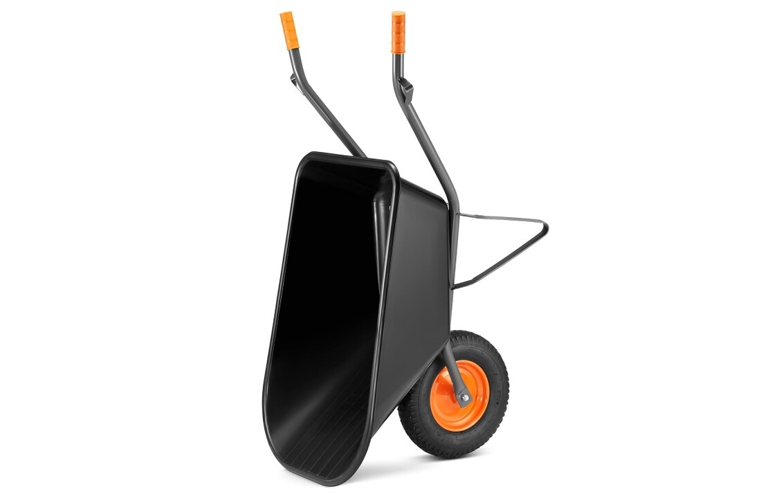 HIGHER Kruiwagen PVC 150L 210kg Gelast - Spuitgegoten