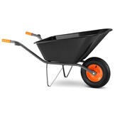 HIGHER Kruiwagen PVC 150L 210kg Gelast - Spuitgegoten