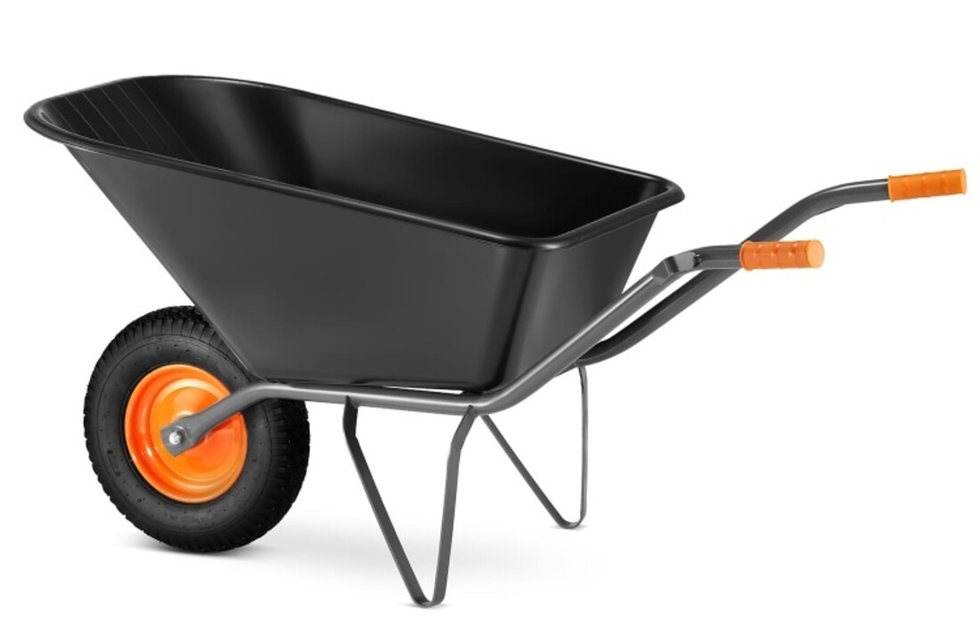 HIGHER Kruiwagen PVC 150L 210kg Gelast - Spuitgegoten