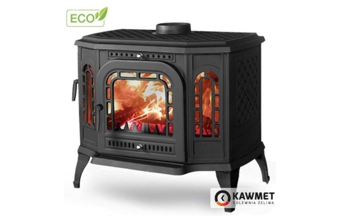 Gietijzeren Kachel KAWMET P7 10,5 kW LB/RB EkoProjekt 2022