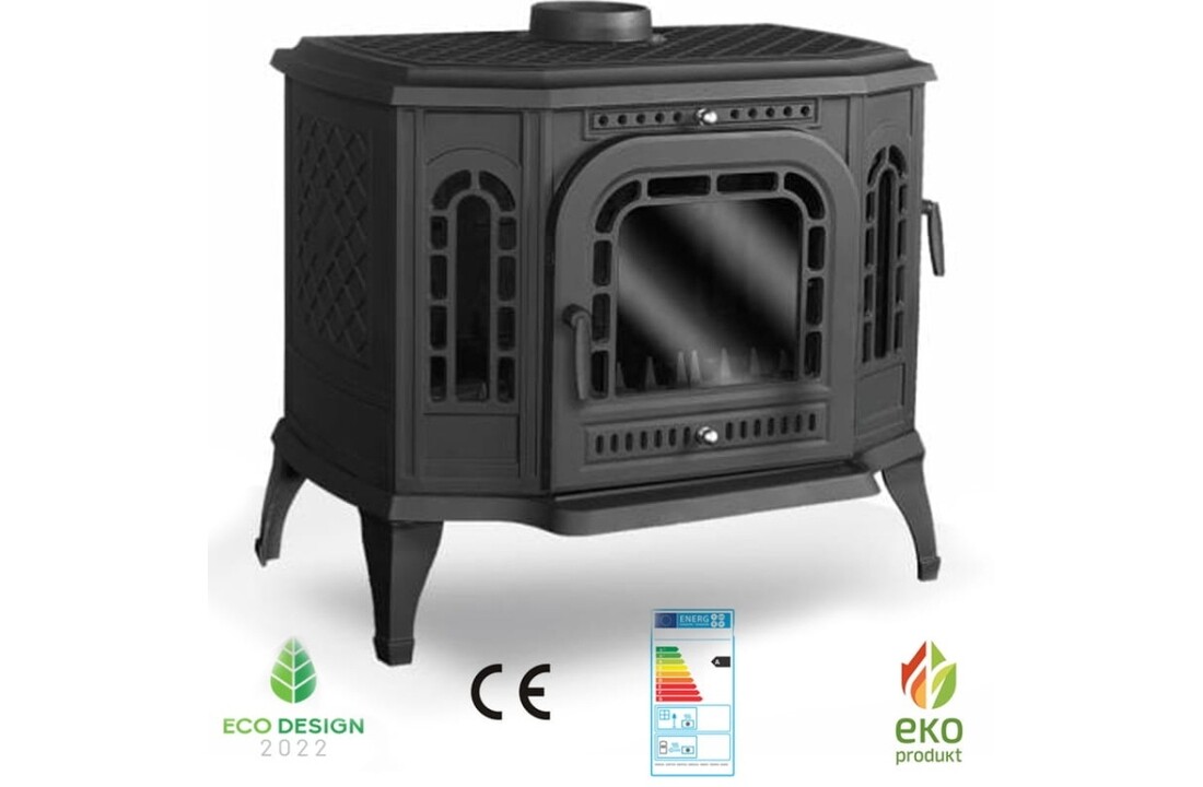 Gietijzeren Kachel KAWMET P7 10,5 kW LB/RB EkoProjekt 2022