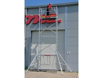 Faraone Compact mobiele aluminium steiger - 7,60 m