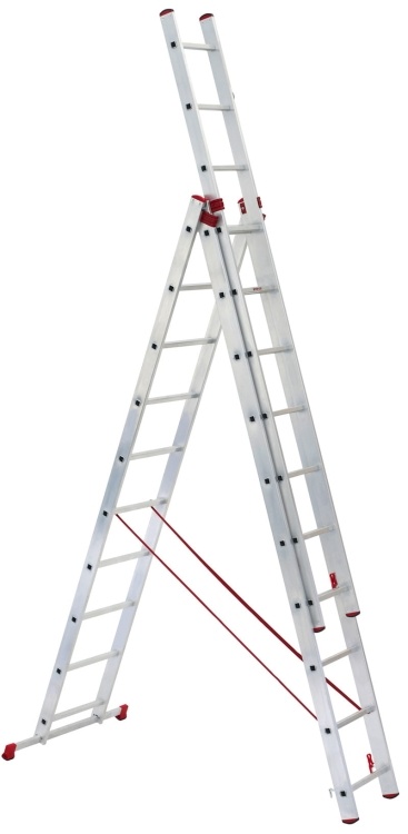 ALOSS Universele Aluminium Ladder 3x7 - 5,30 m